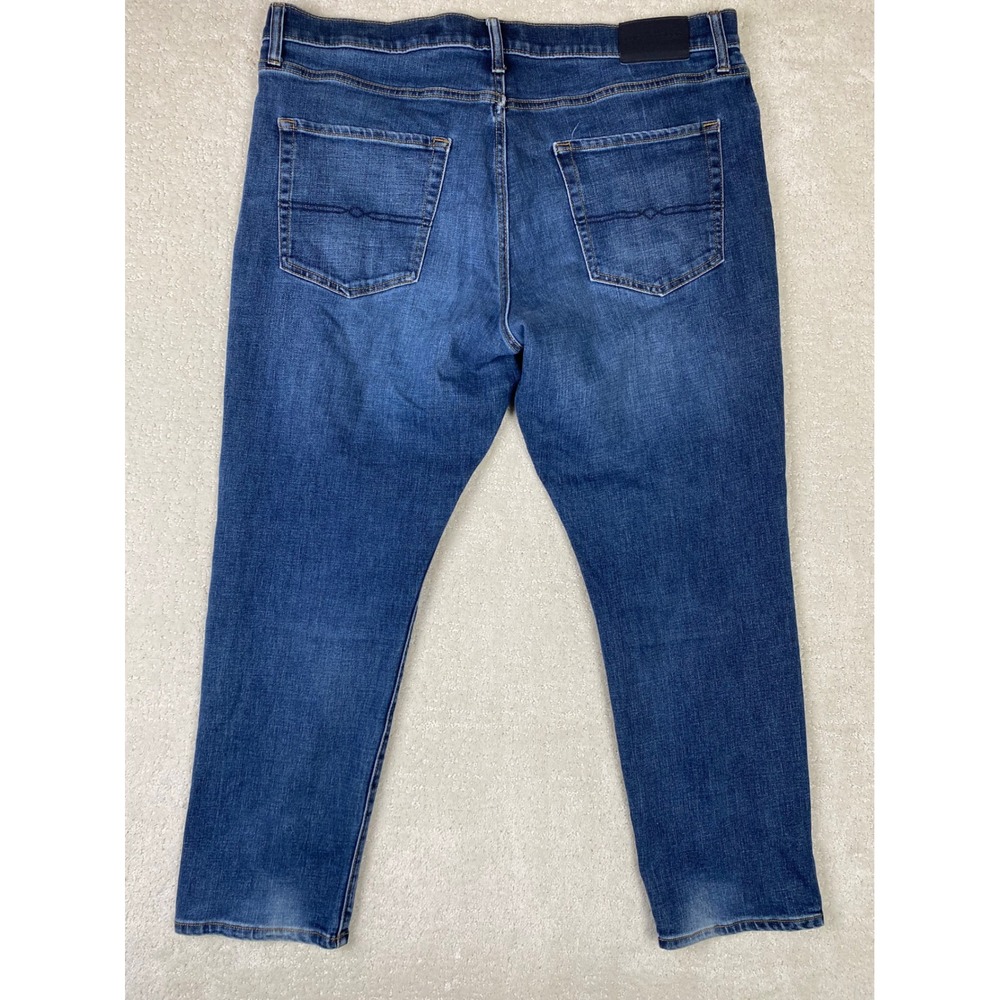 Lucky Brand 410 Mens Jeans 39x28 Blue Athletic Straight Medium Wash Denim - Picture 2 of 9